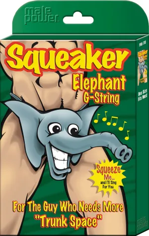 Squeaker Elephant GString Assorted