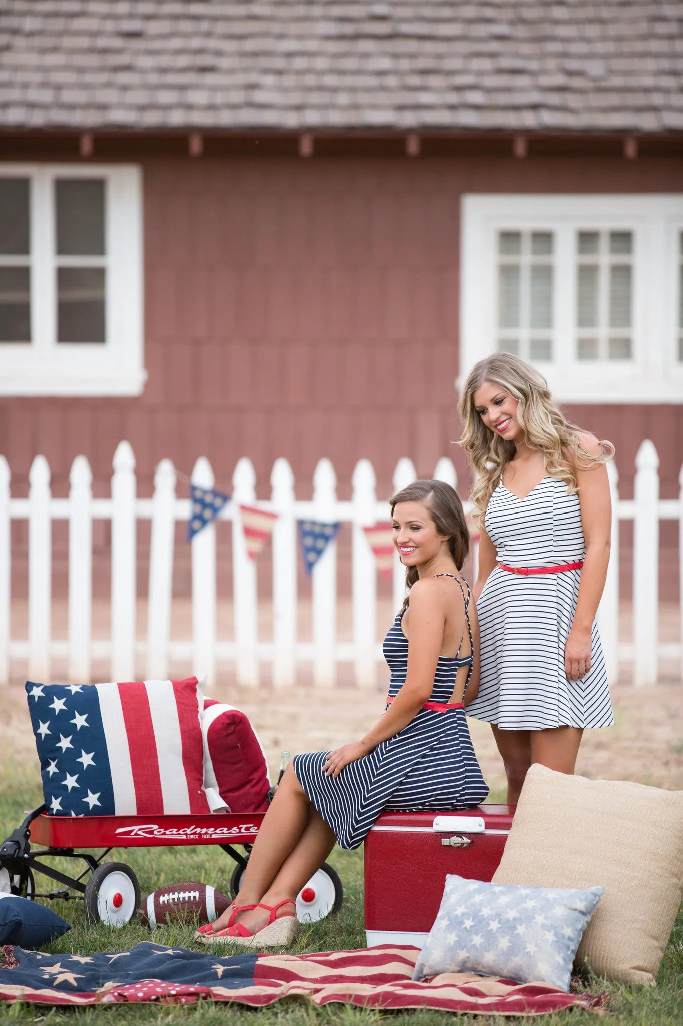 Straight From The Heartland Dress - White