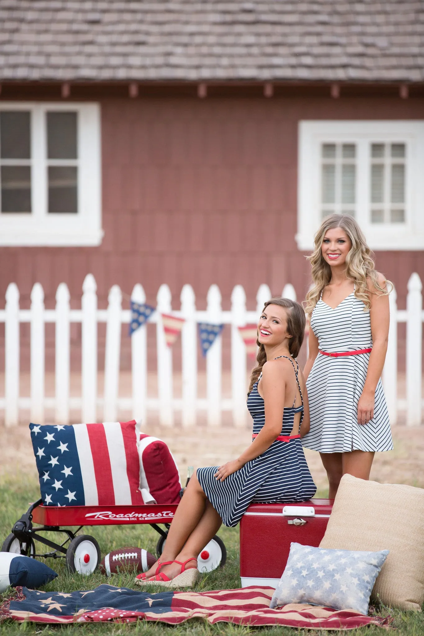 Straight From The Heartland Dress - White
