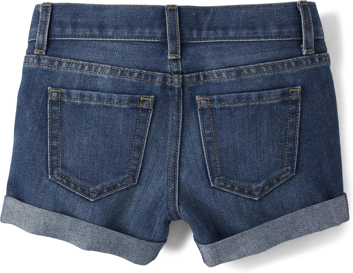 The Children's Place Baby Girls' Denim Roll Cuff Shortie