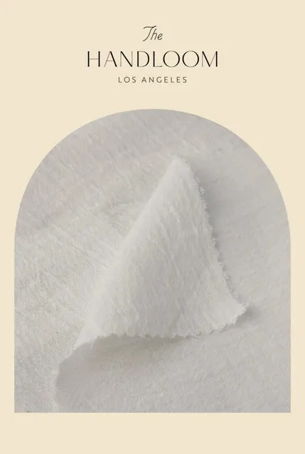 The Handloom June Short - White