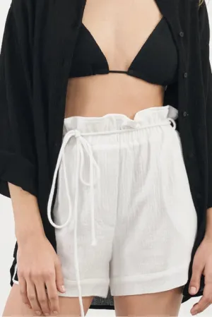 The Handloom June Short - White