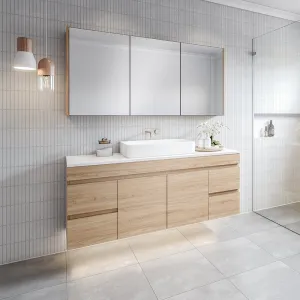Timberline Bargo Wall Hung Vanity - Slab Top