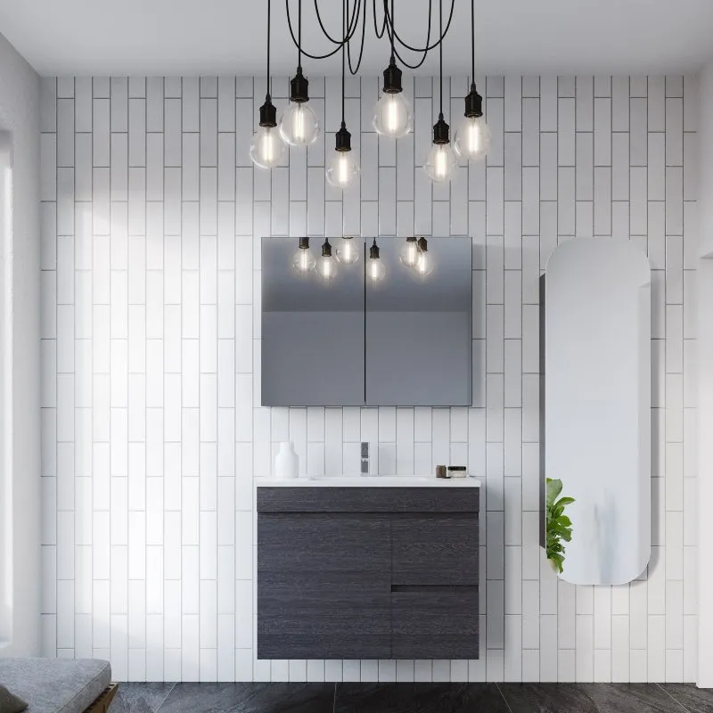 Timberline Bargo Wall Hung Vanity - Slab Top