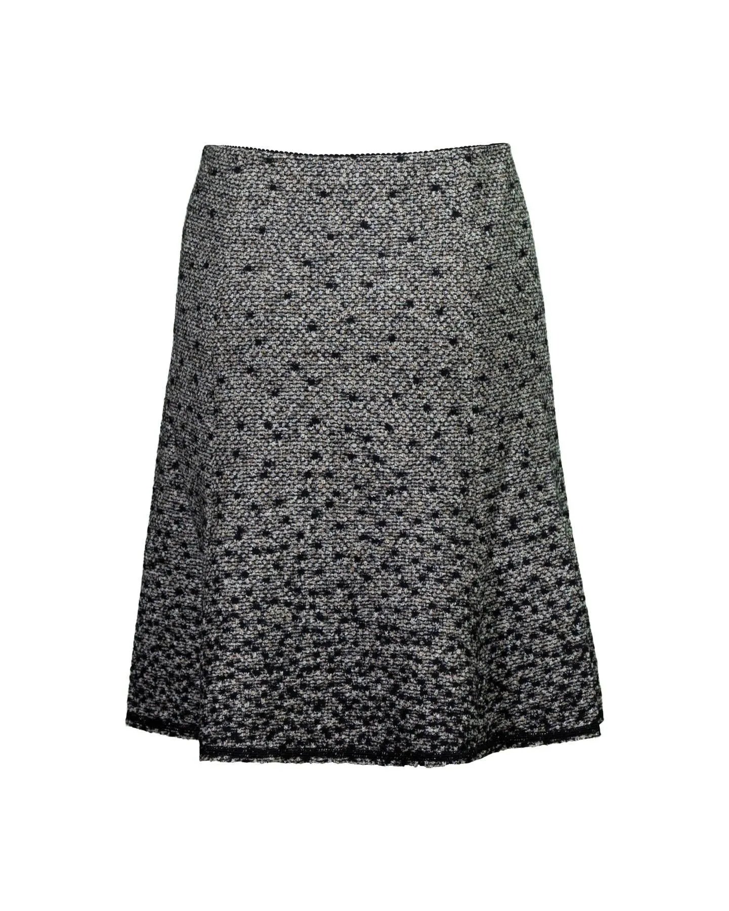 Tweed Boucle Knit Skirt