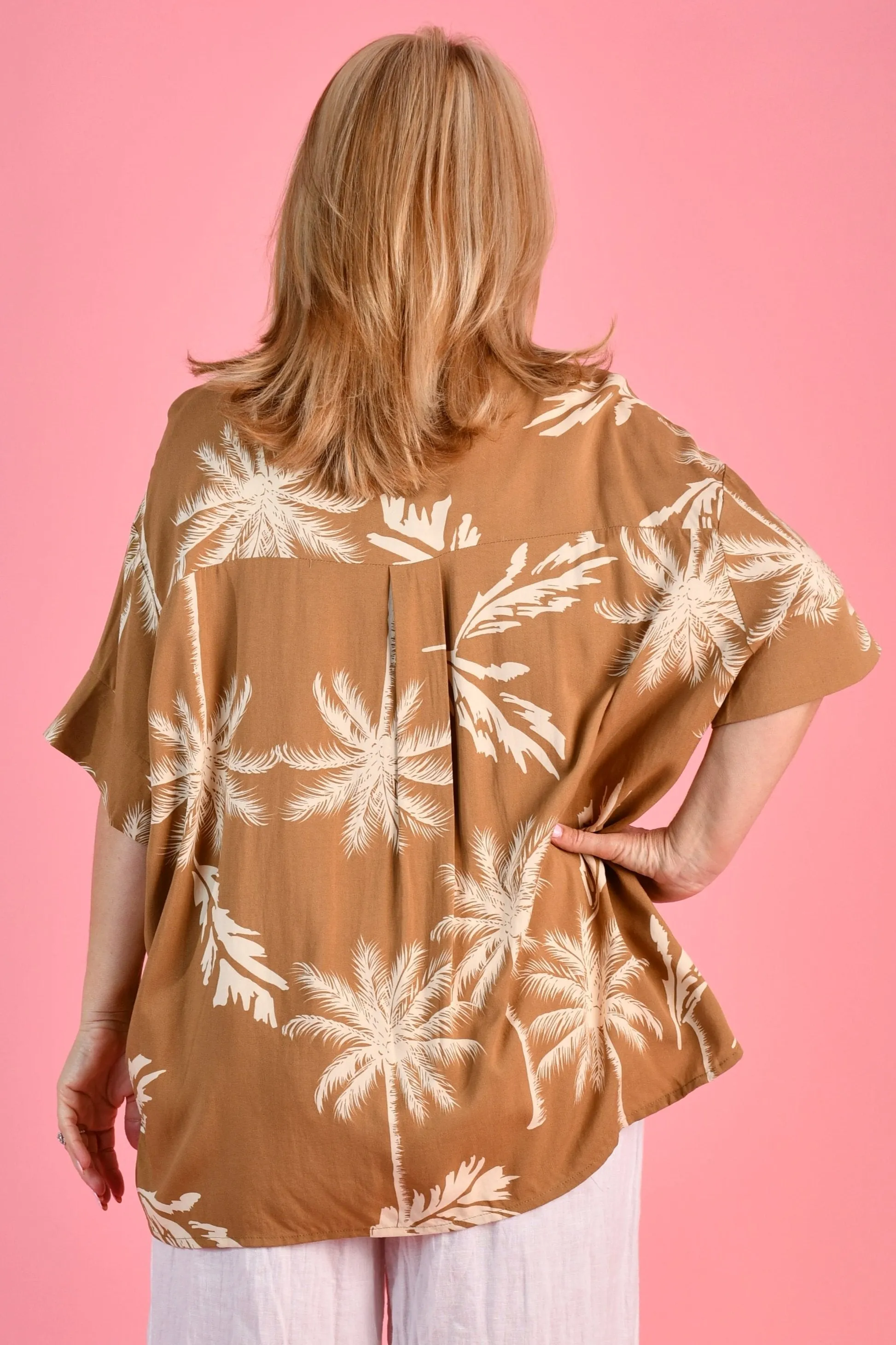 VBLT201 - SAILING SHIRT - ISLAND PALM LATTE