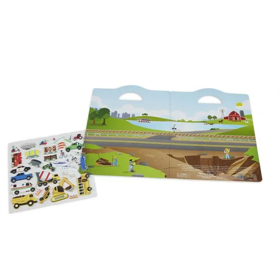 Vehicles Puffy Sticker Play Set