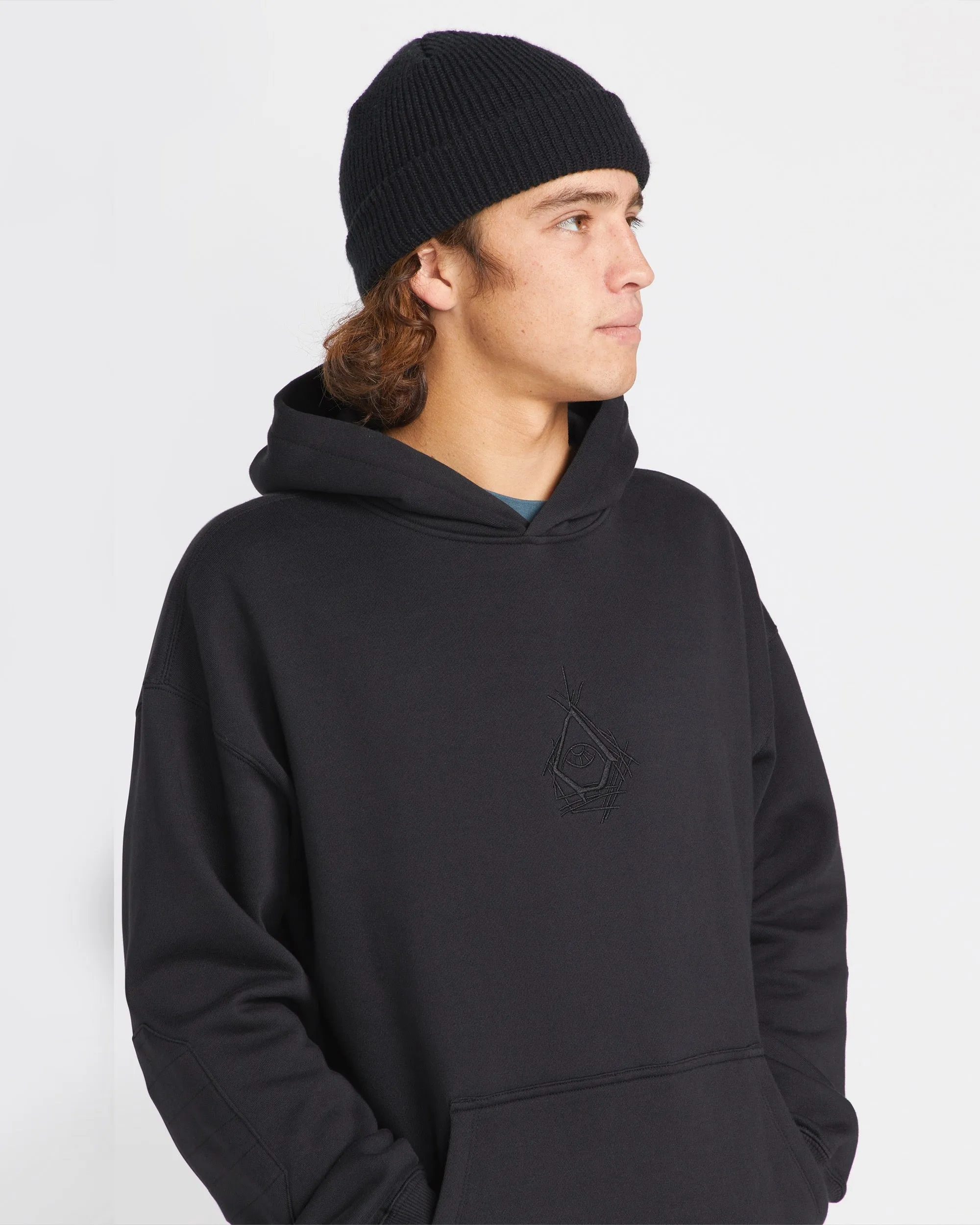 Volcom Japan by Bryan Iguchi Pullover Hoodie - Black