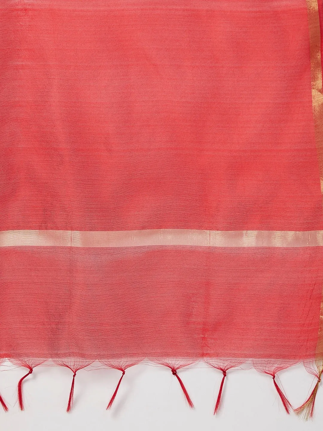 Women Mustard & Red Solid Kurta With Skirt & Dupatta