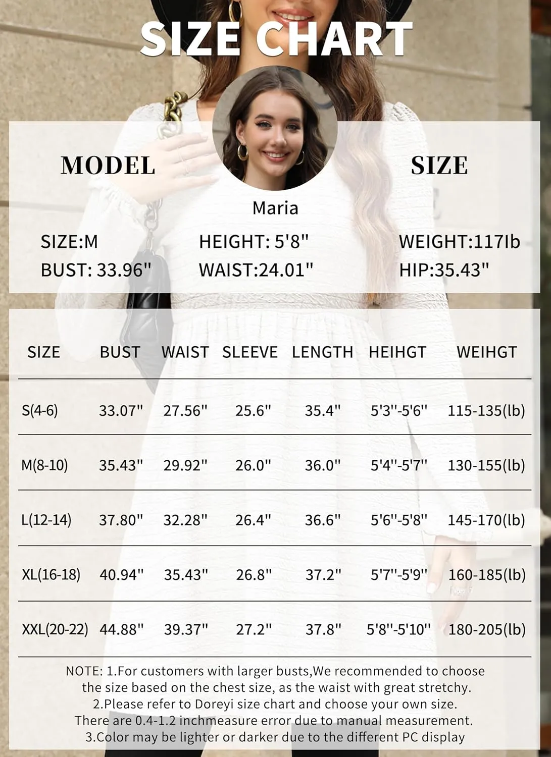 Womens Babydoll Dresses Square Neck Long Sleeve Knee Length Flowy Swing Shirring Mini Dresses Fall Dress