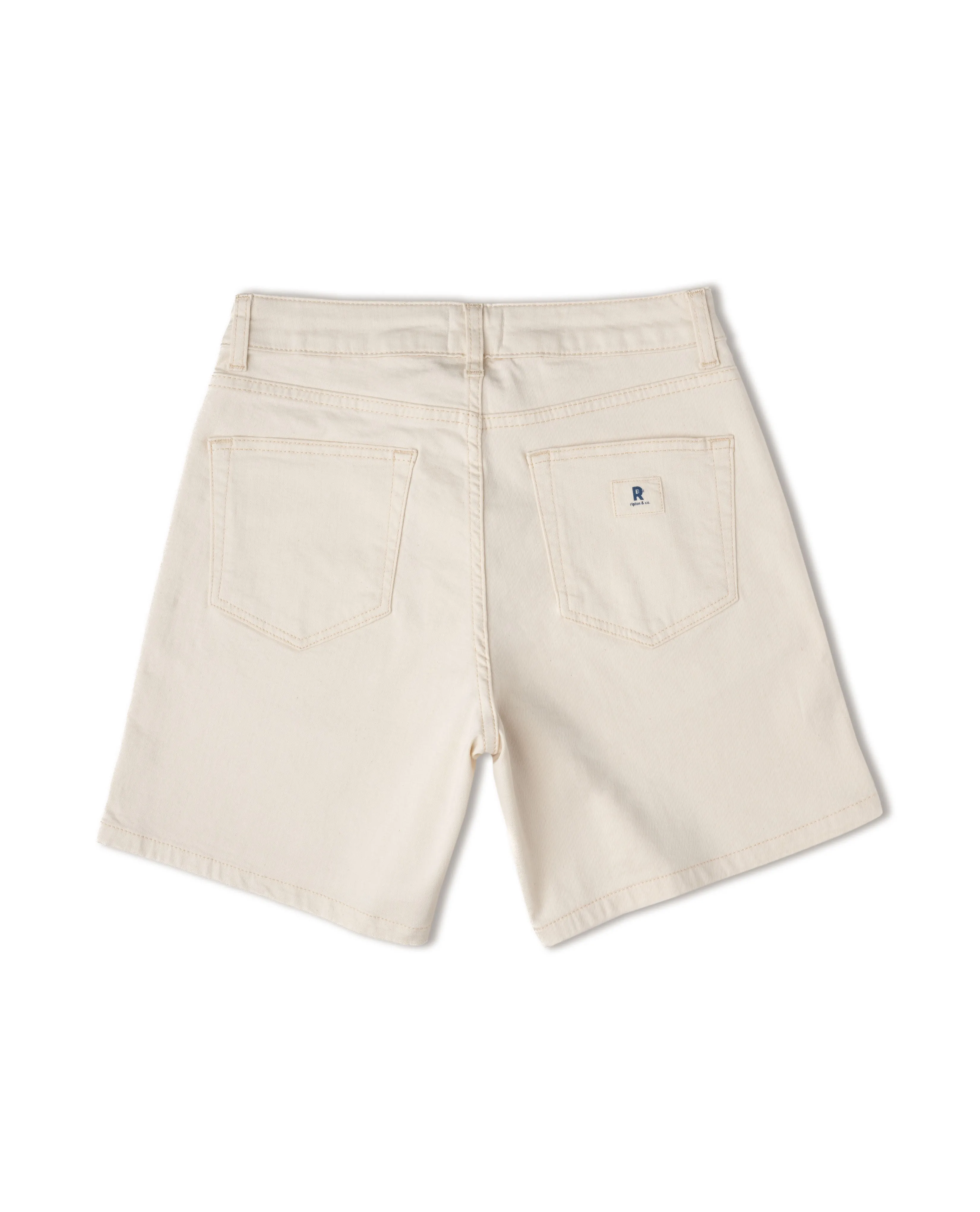 Women's Canvas Shorts Natty White