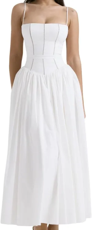 Women's Casual Bohemian Floral Printed Strapless Backless Beach Party A-Line Flowy Long Maxi Dress Summer