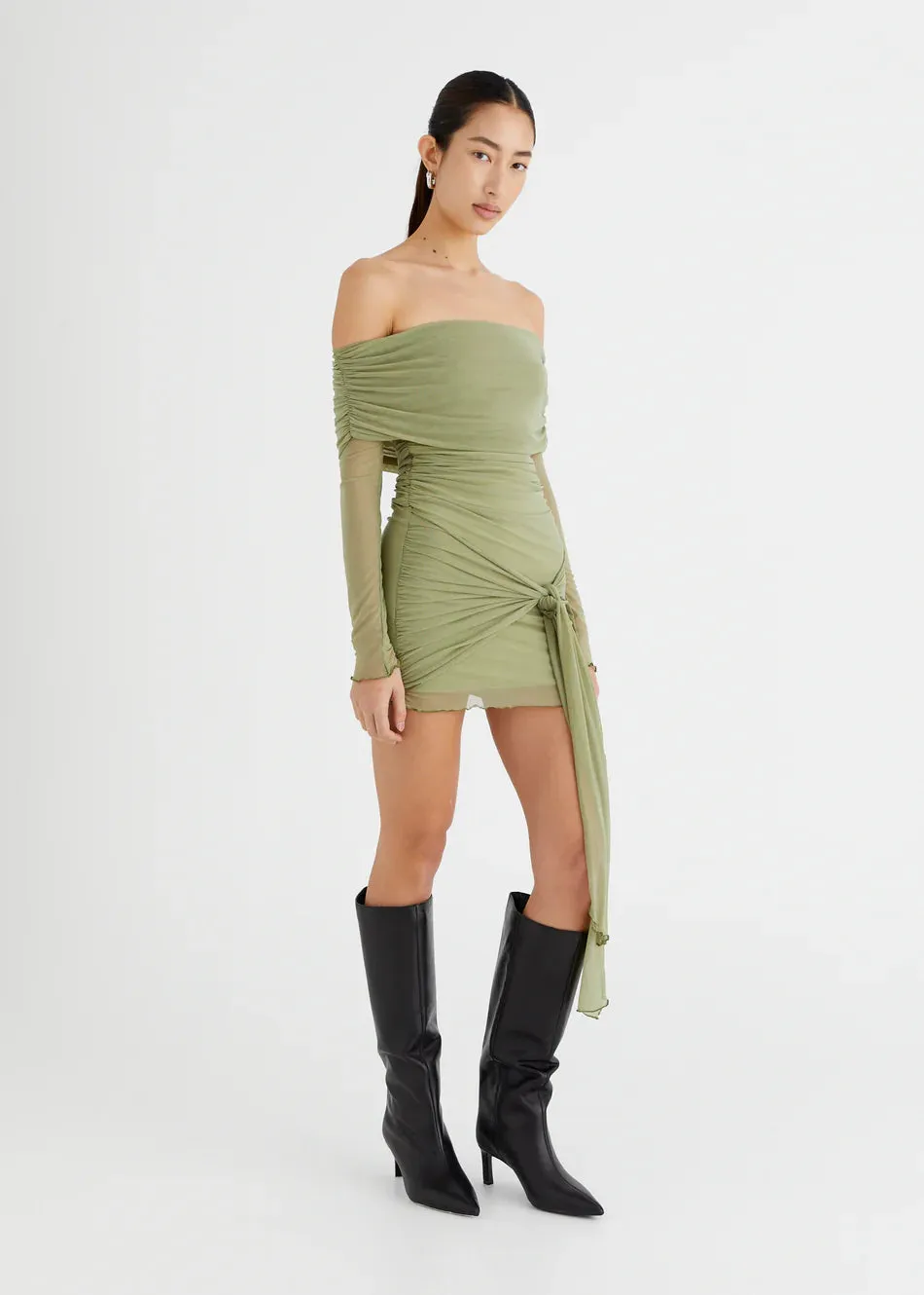 Yasmin off Shoulder Mini Dress